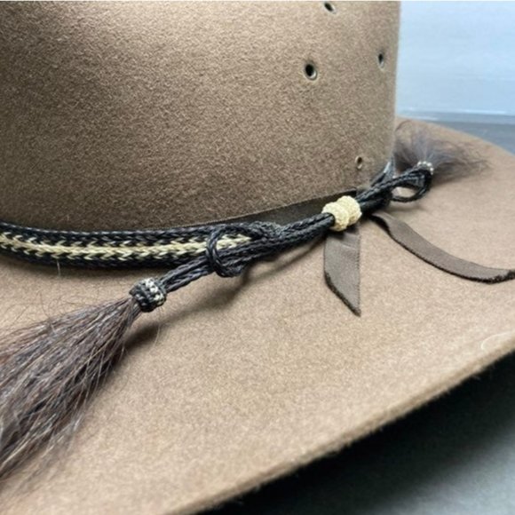 Vintage Akubra Cattleman Fur Felt Hat men - Picture 2 of 4